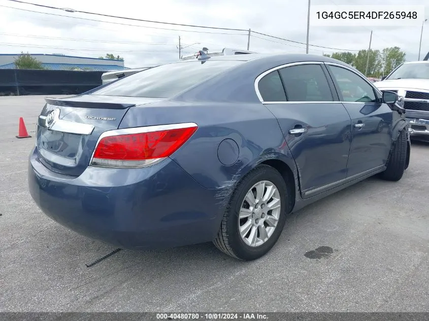 1G4GC5ER4DF265948 2013 Buick Lacrosse Leather Group