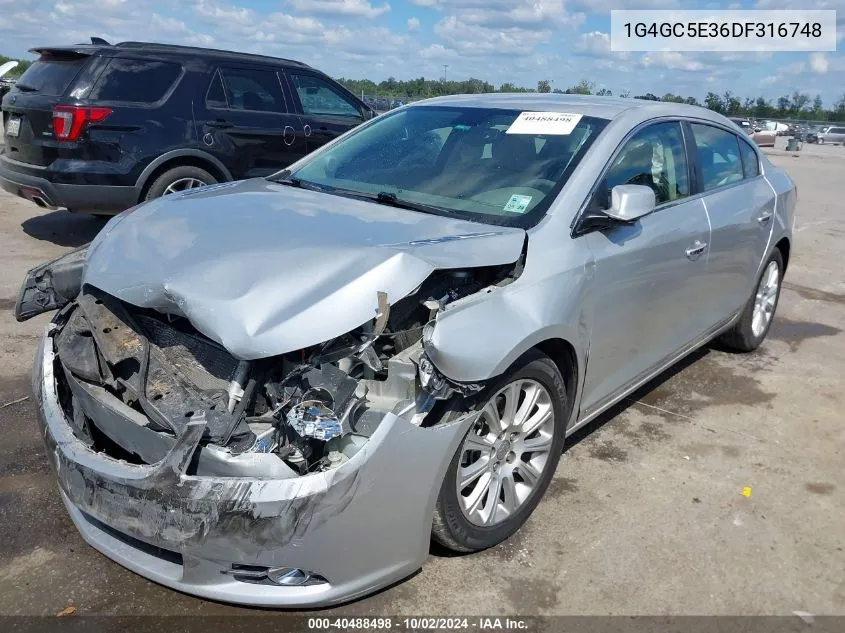 1G4GC5E36DF316748 2013 Buick Lacrosse Leather Group