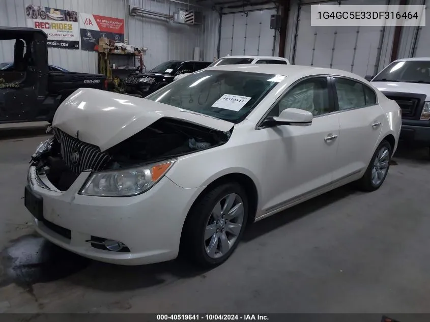 2013 Buick Lacrosse Leather Group VIN: 1G4GC5E33DF316464 Lot: 40519641