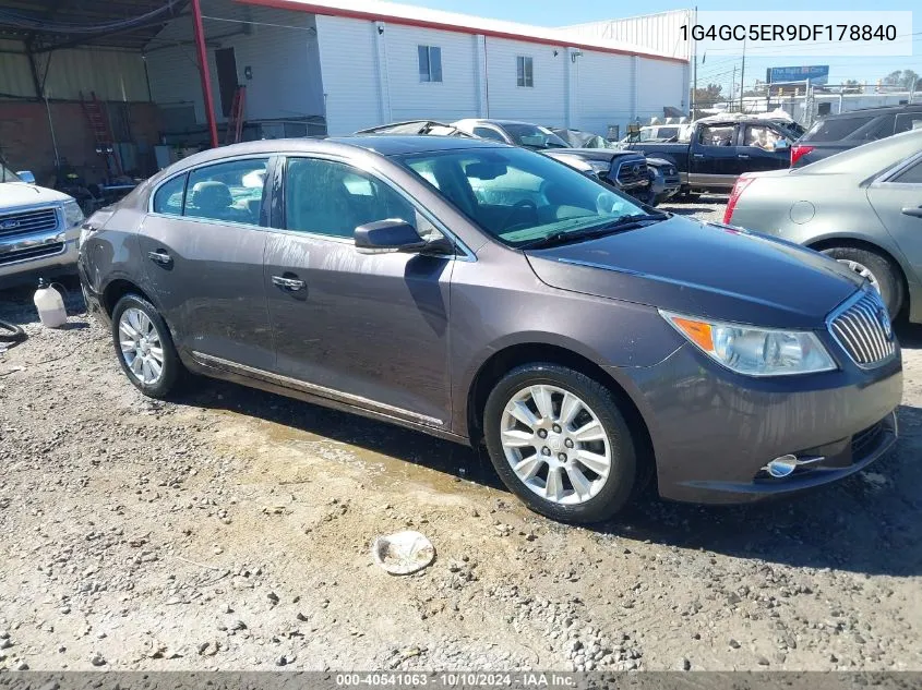 2013 Buick Lacrosse Leather Group VIN: 1G4GC5ER9DF178840 Lot: 40541063