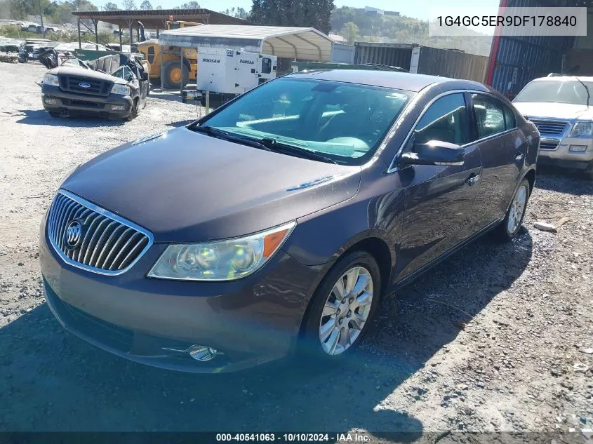 2013 Buick Lacrosse Leather Group VIN: 1G4GC5ER9DF178840 Lot: 40541063