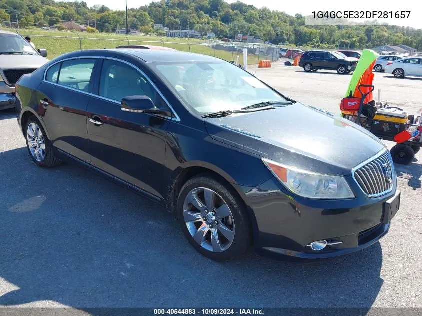 2013 Buick Lacrosse VIN: 1G4GC5E32DF281657 Lot: 40544883