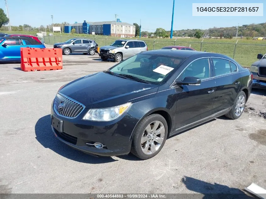 2013 Buick Lacrosse VIN: 1G4GC5E32DF281657 Lot: 40544883