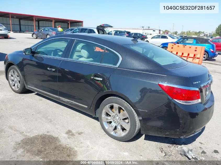 2013 Buick Lacrosse VIN: 1G4GC5E32DF281657 Lot: 40544883