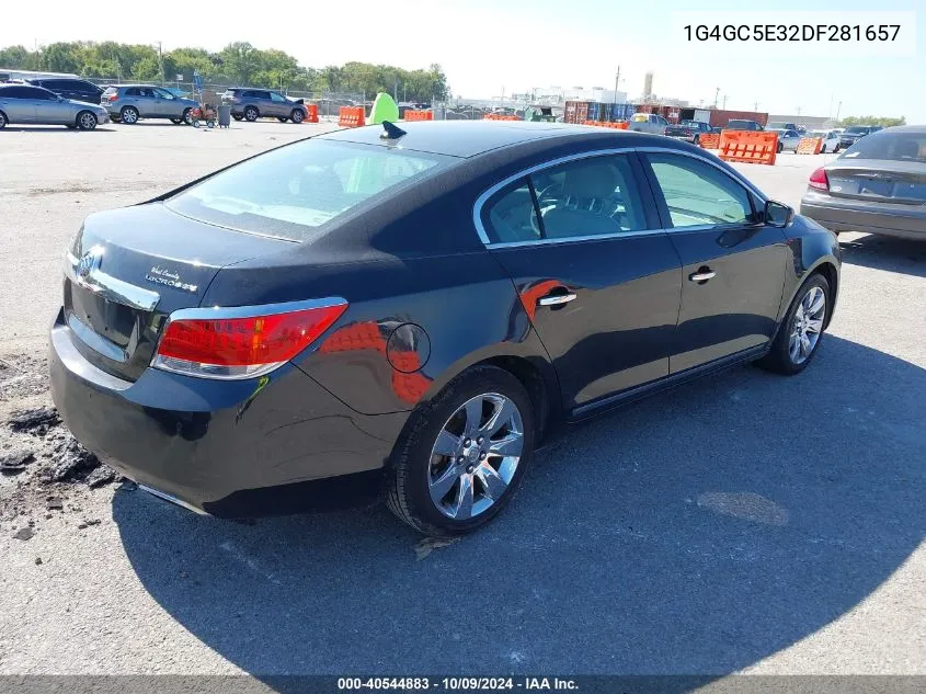 2013 Buick Lacrosse VIN: 1G4GC5E32DF281657 Lot: 40544883