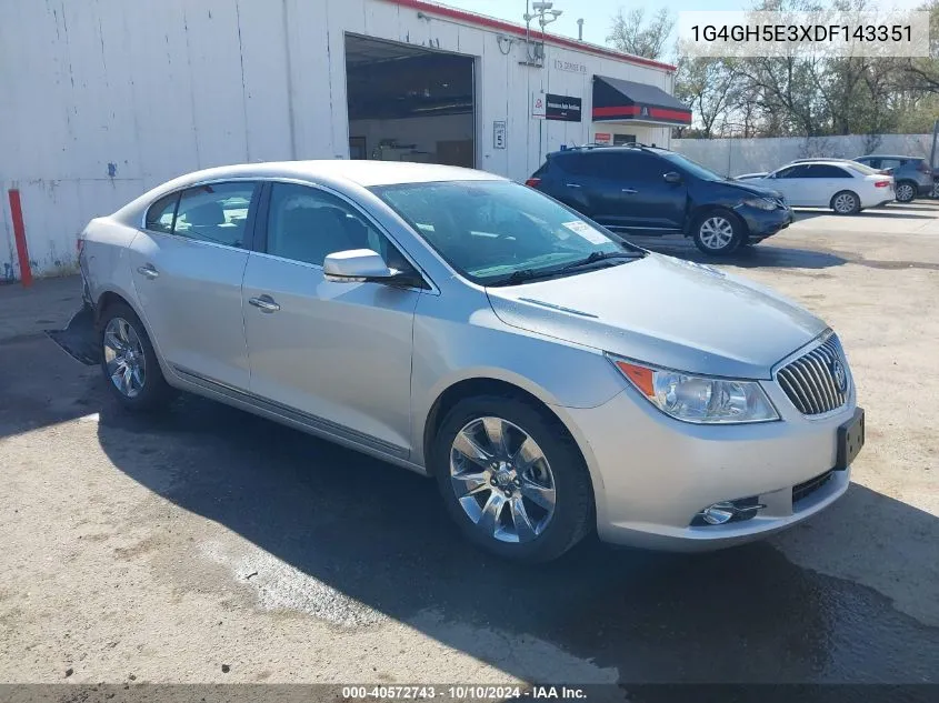 2013 Buick Lacrosse Premium 2 Group VIN: 1G4GH5E3XDF143351 Lot: 40572743