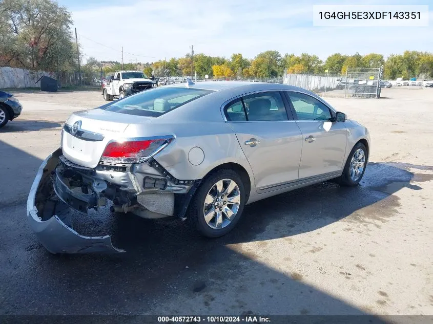 2013 Buick Lacrosse Premium 2 Group VIN: 1G4GH5E3XDF143351 Lot: 40572743