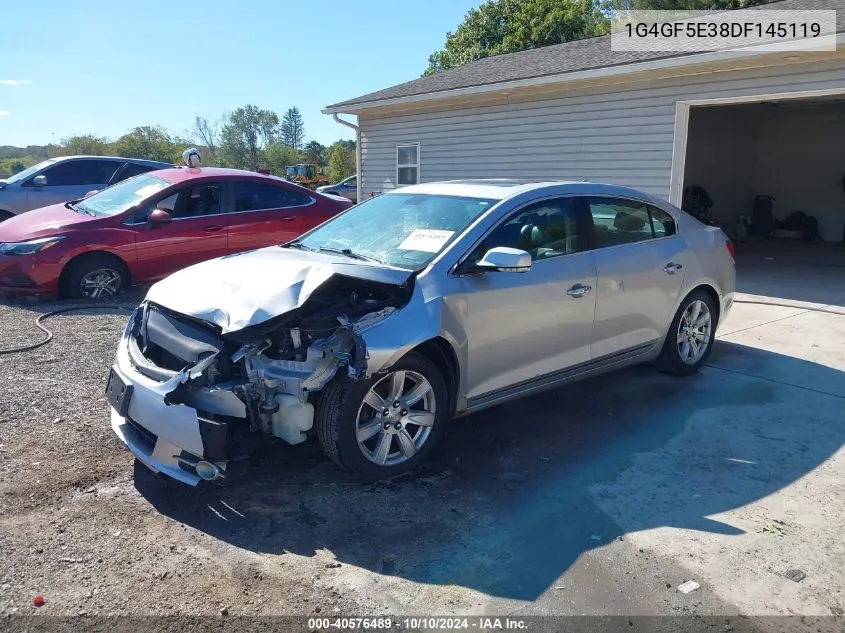 2013 Buick Lacrosse Premium 1 Group VIN: 1G4GF5E38DF145119 Lot: 40576489