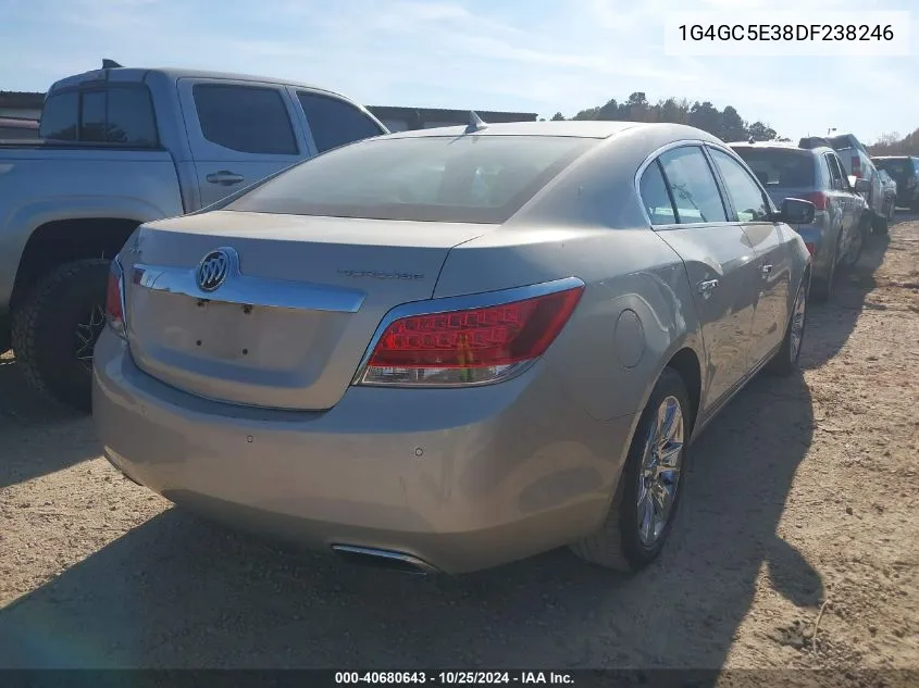 2013 Buick Lacrosse Leather Group VIN: 1G4GC5E38DF238246 Lot: 40680643