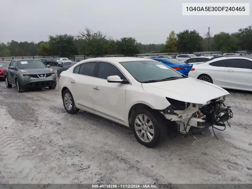 1G4GA5E30DF240465 2013 Buick Lacrosse