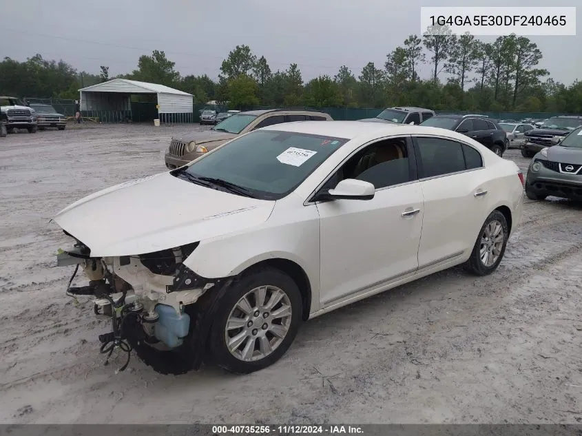 1G4GA5E30DF240465 2013 Buick Lacrosse