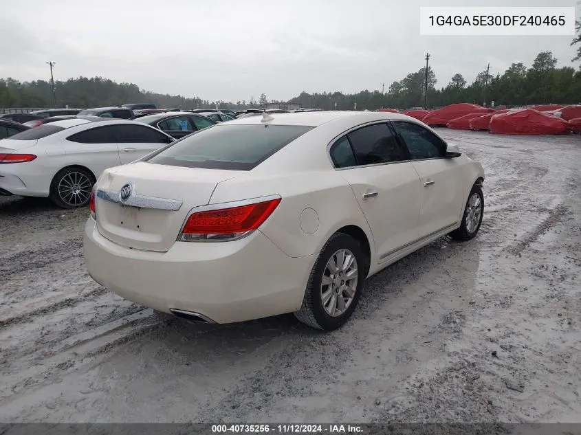 1G4GA5E30DF240465 2013 Buick Lacrosse