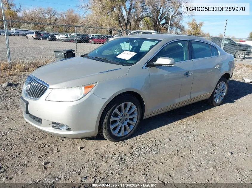 2013 Buick Lacrosse Leather Group VIN: 1G4GC5E32DF289970 Lot: 40744576