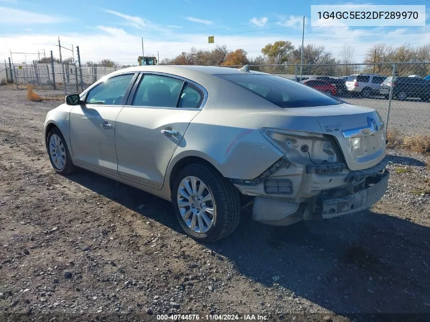 2013 Buick Lacrosse Leather Group VIN: 1G4GC5E32DF289970 Lot: 40744576