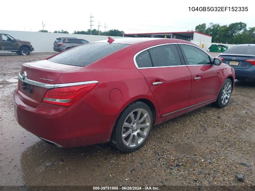 1G4GB5G32EF152335 2014 Buick Lacrosse Leather Group