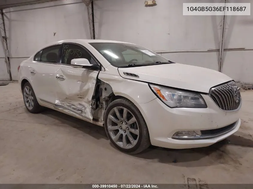 2014 Buick Lacrosse Leather Group VIN: 1G4GB5G36EF118687 Lot: 39910450