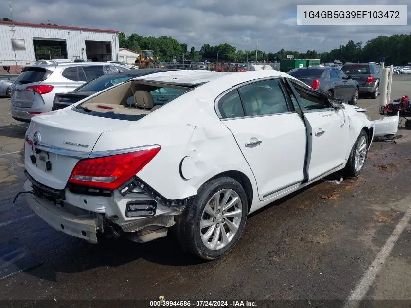 1G4GB5G39EF103472 2014 Buick Lacrosse Leather Group