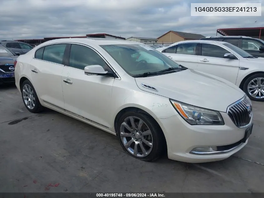 2014 Buick Lacrosse Premium I Group VIN: 1G4GD5G33EF241213 Lot: 40195748