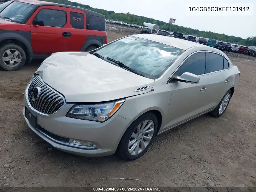 1G4GB5G3XEF101942 2014 Buick Lacrosse Leather Group