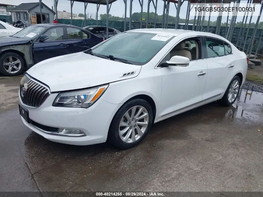 1G4GB5G30EF100931 2014 Buick Lacrosse Leather Group