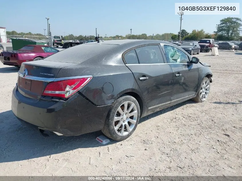 1G4GB5G3XEF129840 2014 Buick Lacrosse Leather Group