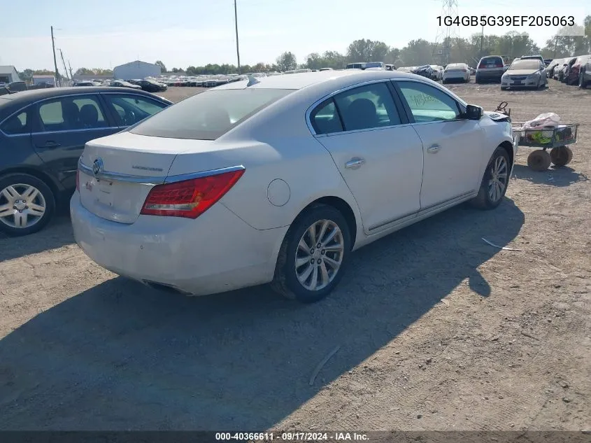 2014 Buick Lacrosse VIN: 1G4GB5G39EF205063 Lot: 40366611