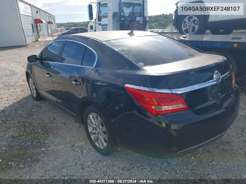 2014 Buick Lacrosse VIN: 1G4GA5GRXEF248107 Lot: 40371366