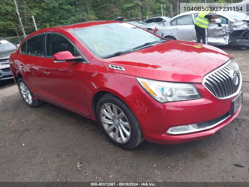 1G4GB5G3XEF231154 2014 Buick Lacrosse Leather Group