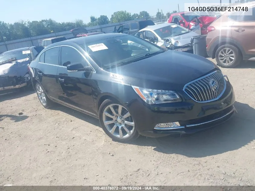 1G4GD5G36EF214748 2014 Buick Lacrosse Premium I Group