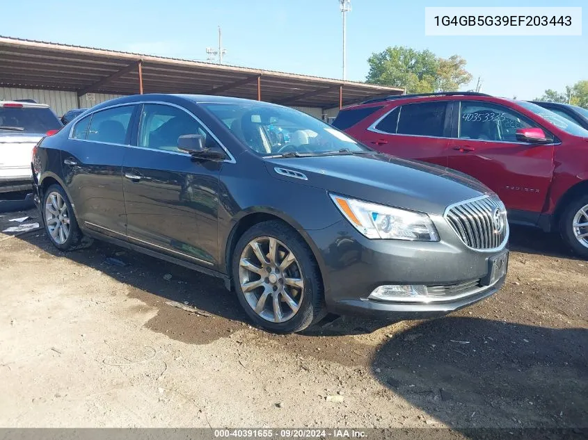 2014 Buick Lacrosse Leather Group VIN: 1G4GB5G39EF203443 Lot: 40391655