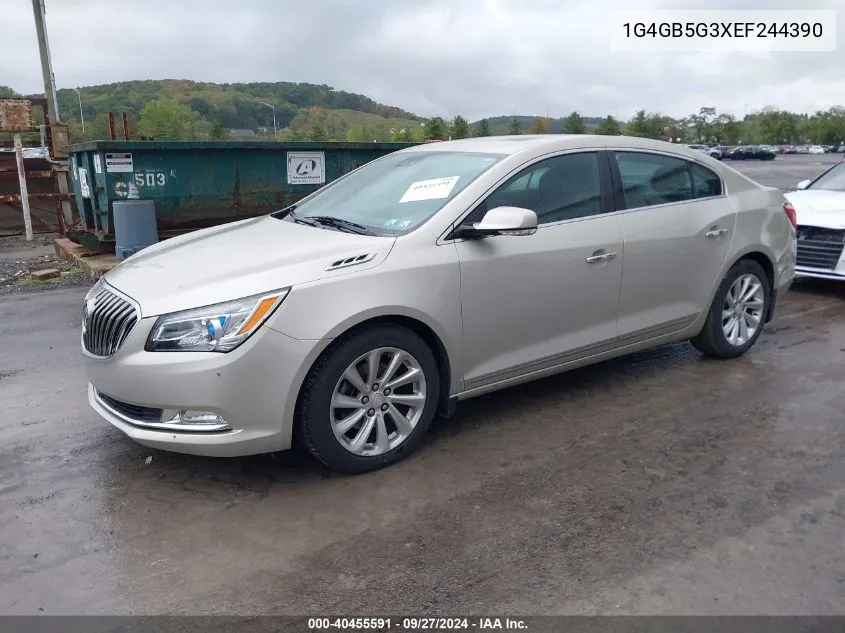 2014 Buick Lacrosse Leather Group VIN: 1G4GB5G3XEF244390 Lot: 40455591