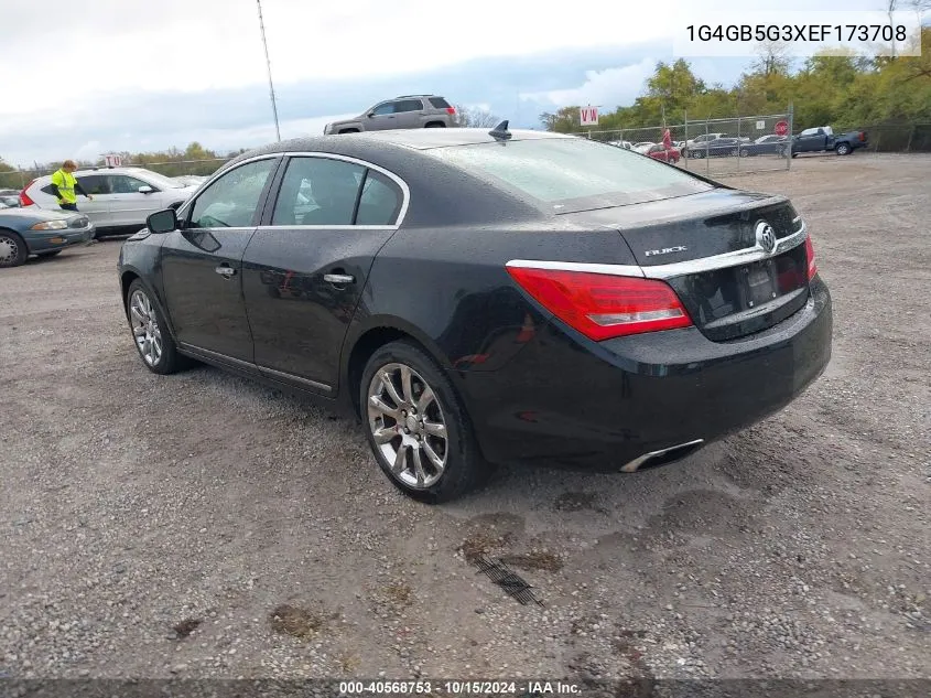 2014 Buick Lacrosse Leather Group VIN: 1G4GB5G3XEF173708 Lot: 40568753