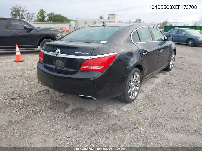 2014 Buick Lacrosse Leather Group VIN: 1G4GB5G3XEF173708 Lot: 40568753