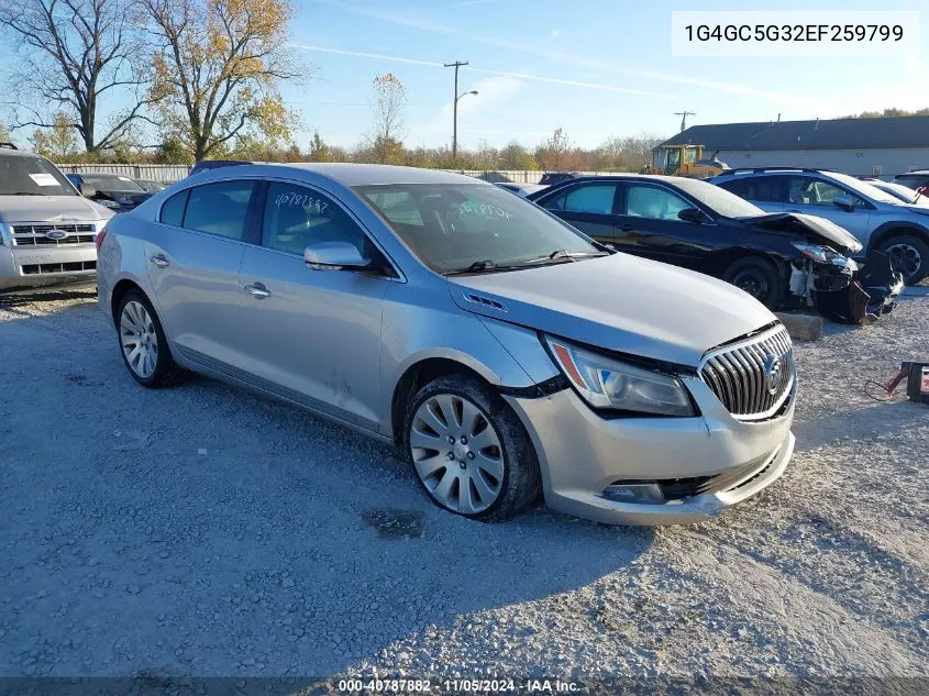 2014 Buick Lacrosse Leather Group VIN: 1G4GC5G32EF259799 Lot: 40787882