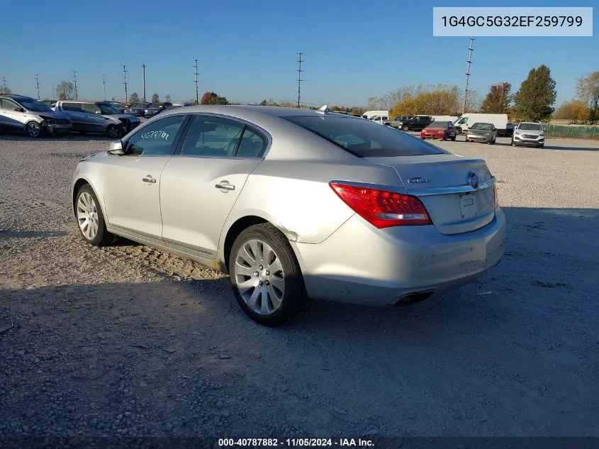 2014 Buick Lacrosse Leather Group VIN: 1G4GC5G32EF259799 Lot: 40787882