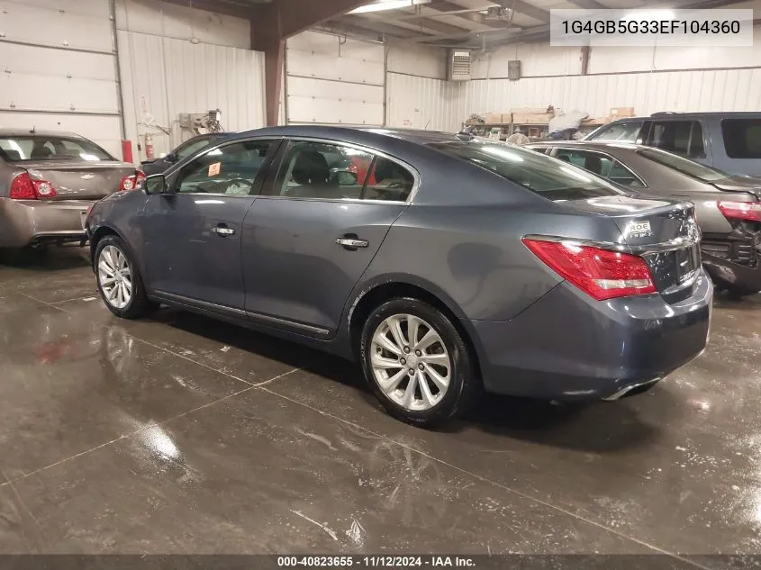 1G4GB5G33EF104360 2014 Buick Lacrosse Leather Group