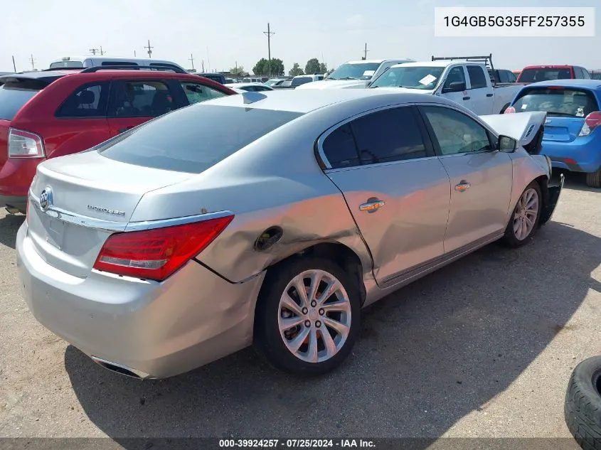 1G4GB5G35FF257355 2015 Buick Lacrosse Leather