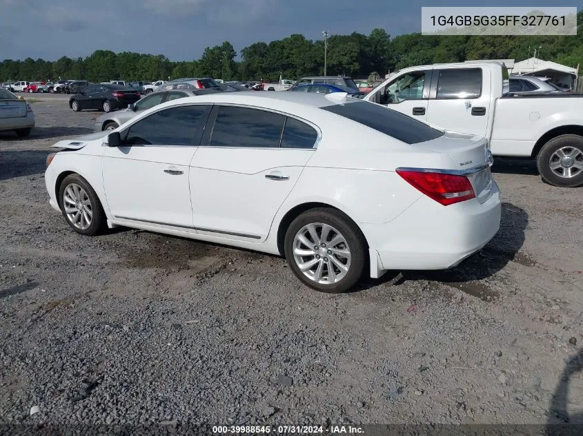 1G4GB5G35FF327761 2015 Buick Lacrosse Leather