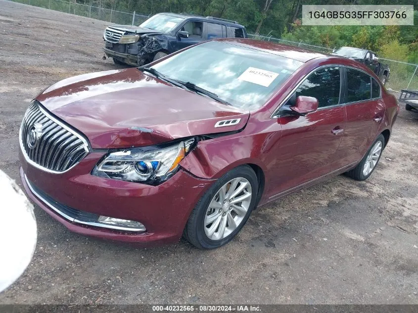 1G4GB5G35FF303766 2015 Buick Lacrosse Leather