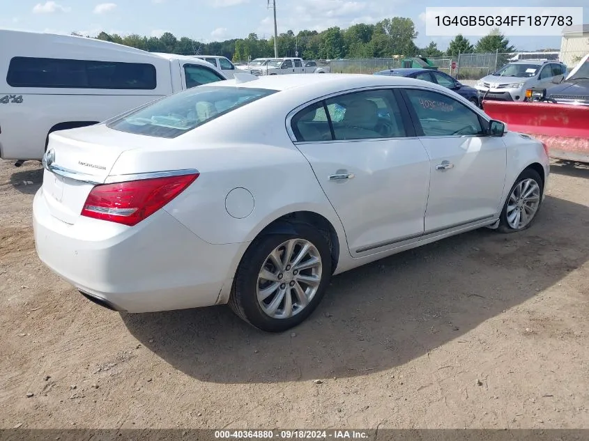 1G4GB5G34FF187783 2015 Buick Lacrosse Leather