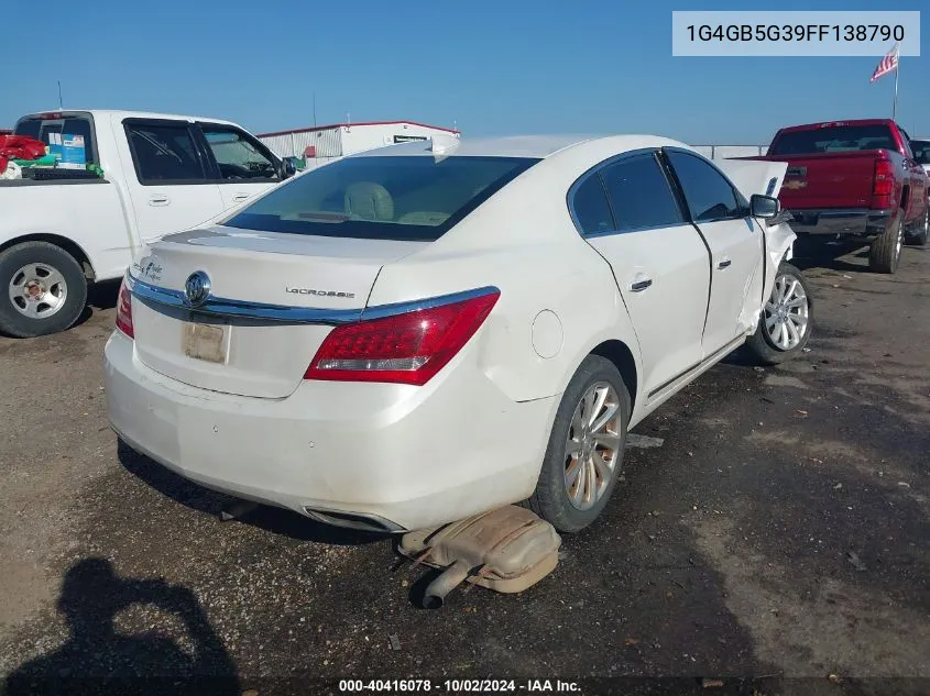 1G4GB5G39FF138790 2015 Buick Lacrosse Leather