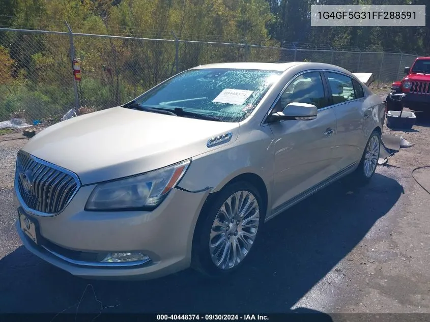 2015 Buick Lacrosse Premium Ii VIN: 1G4GF5G31FF288591 Lot: 40448374