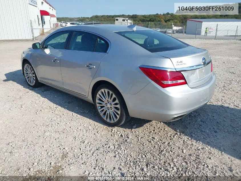 2015 Buick Lacrosse Premium Ii VIN: 1G4GF5G30FF261009 Lot: 40557353