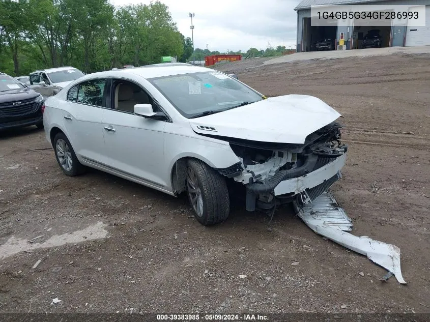 2016 Buick Lacrosse Leather VIN: 1G4GB5G34GF286993 Lot: 39383985