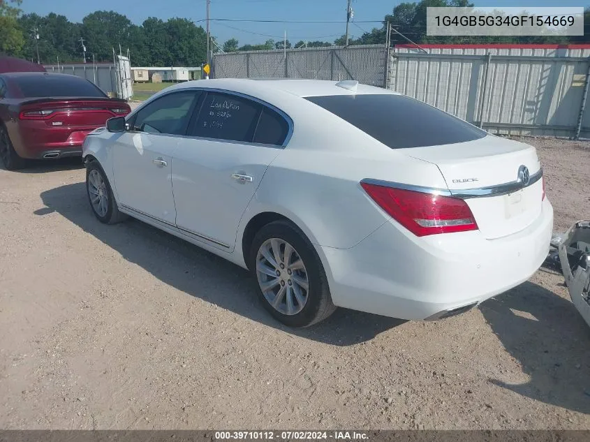 1G4GB5G34GF154669 2016 Buick Lacrosse Leather