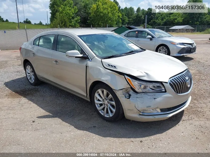 2016 Buick Lacrosse Leather VIN: 1G4GB5G35GF157306 Lot: 39814504