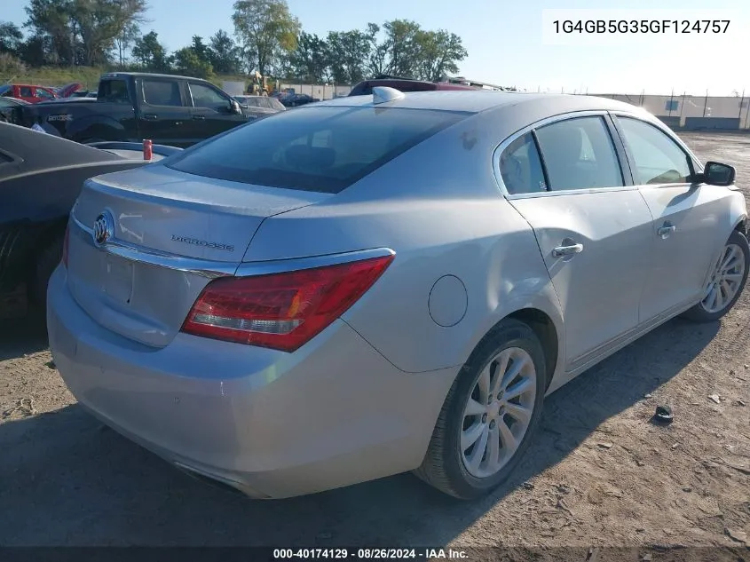 1G4GB5G35GF124757 2016 Buick Lacrosse Leather