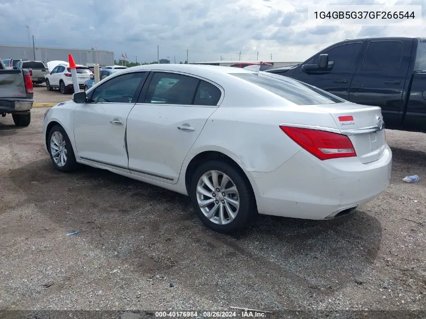 2016 Buick Lacrosse Leather VIN: 1G4GB5G37GF266544 Lot: 40176984