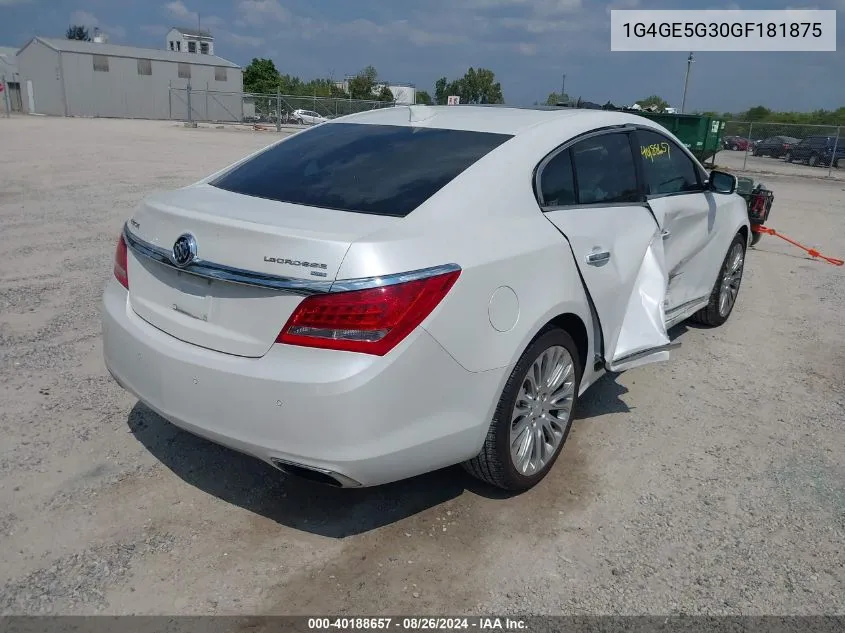 1G4GE5G30GF181875 2016 Buick Lacrosse Premium I