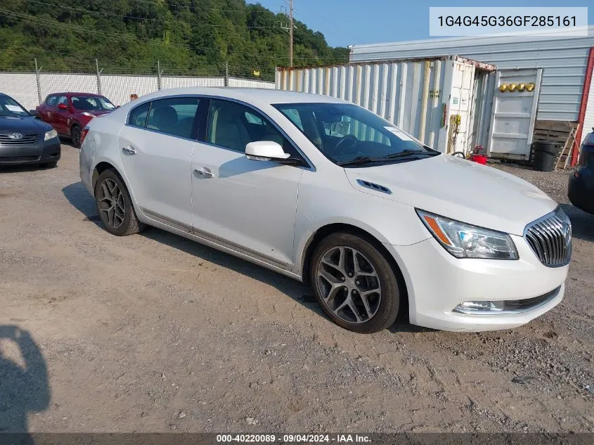 1G4G45G36GF285161 2016 Buick Lacrosse Sport Touring